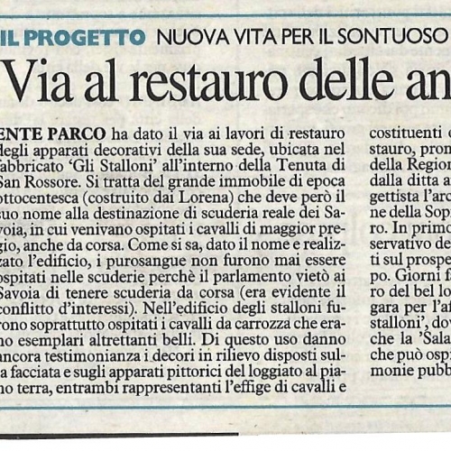 MEDAGLIONI ANTICHE SCUDERIE S. ROSSORE